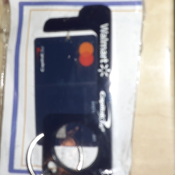 CAPITAL 0NE CARD & DOOR OPENER KEYCHAIN CHARM MINT - Picture 2 of 4